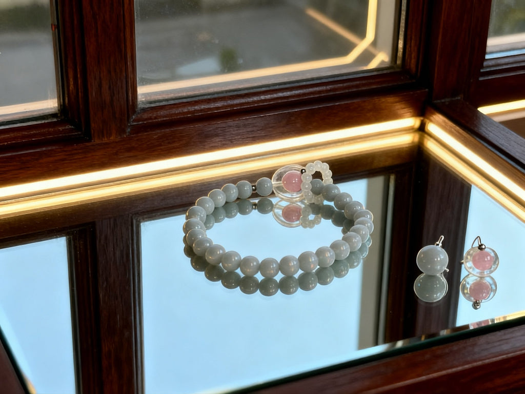 White Cat Eye Moon Bracelet – Healing Crystal Jewelry