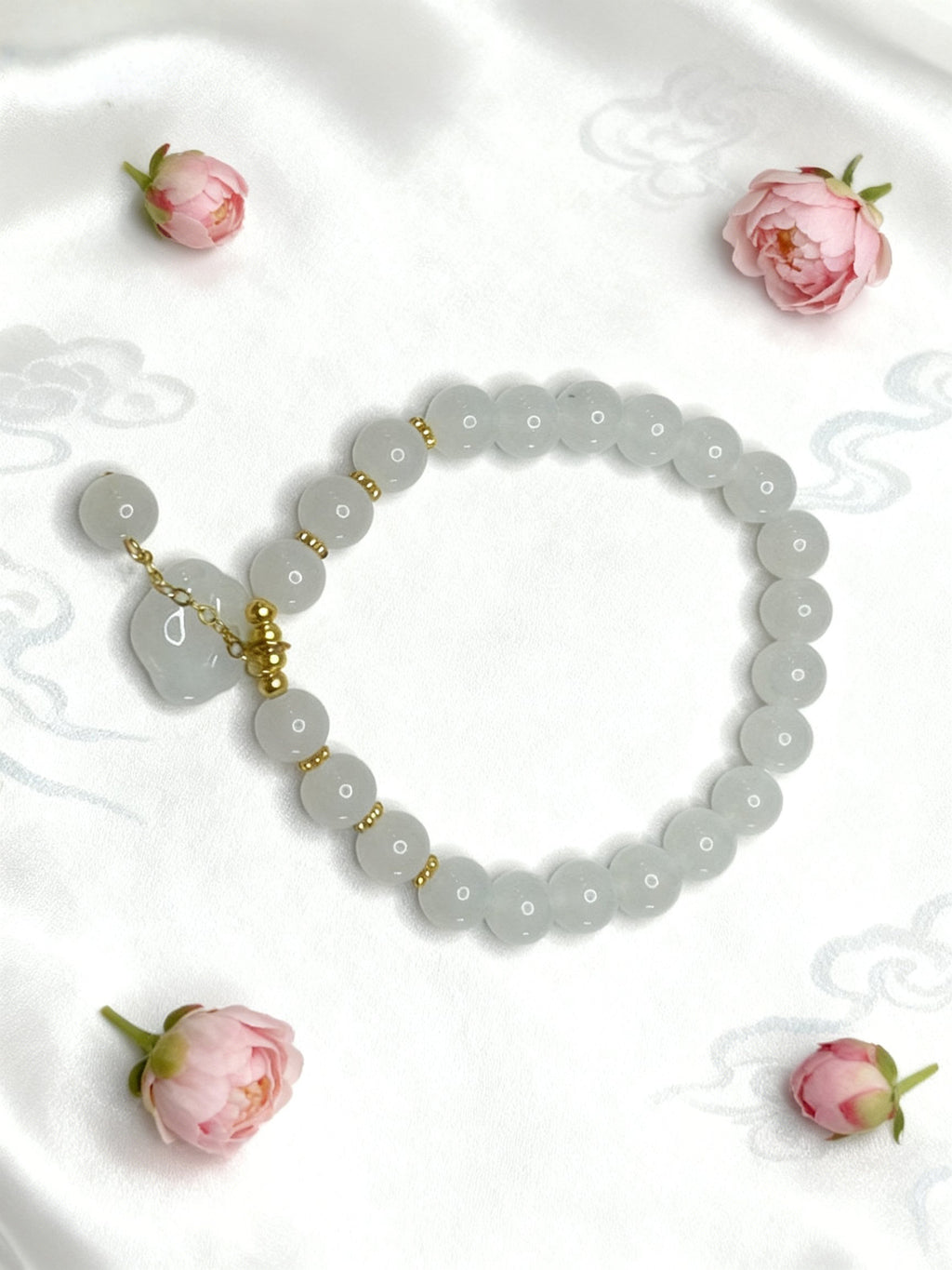 White Chalcedony Bracelet – Peace & Blessing Crystal Jewelry