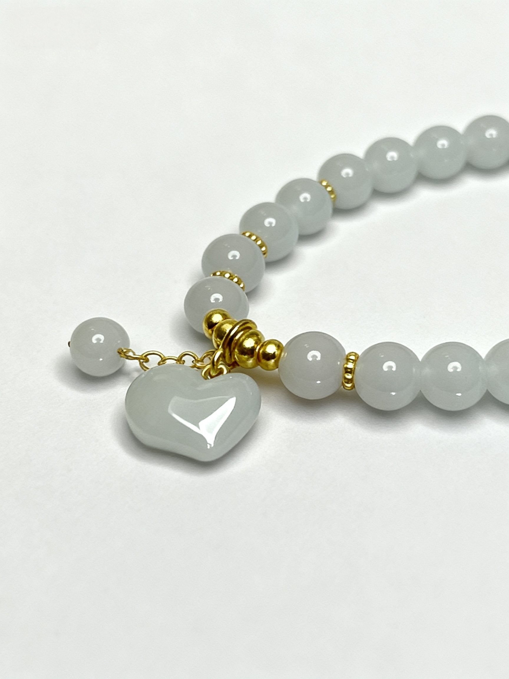 White Chalcedony Bracelet – Peace & Blessing Crystal Jewelry