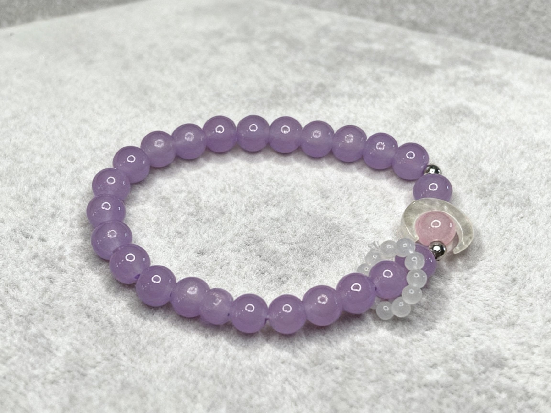 Purple Amethyst Bracelet – Moonlight Healing Crystal Jewelry