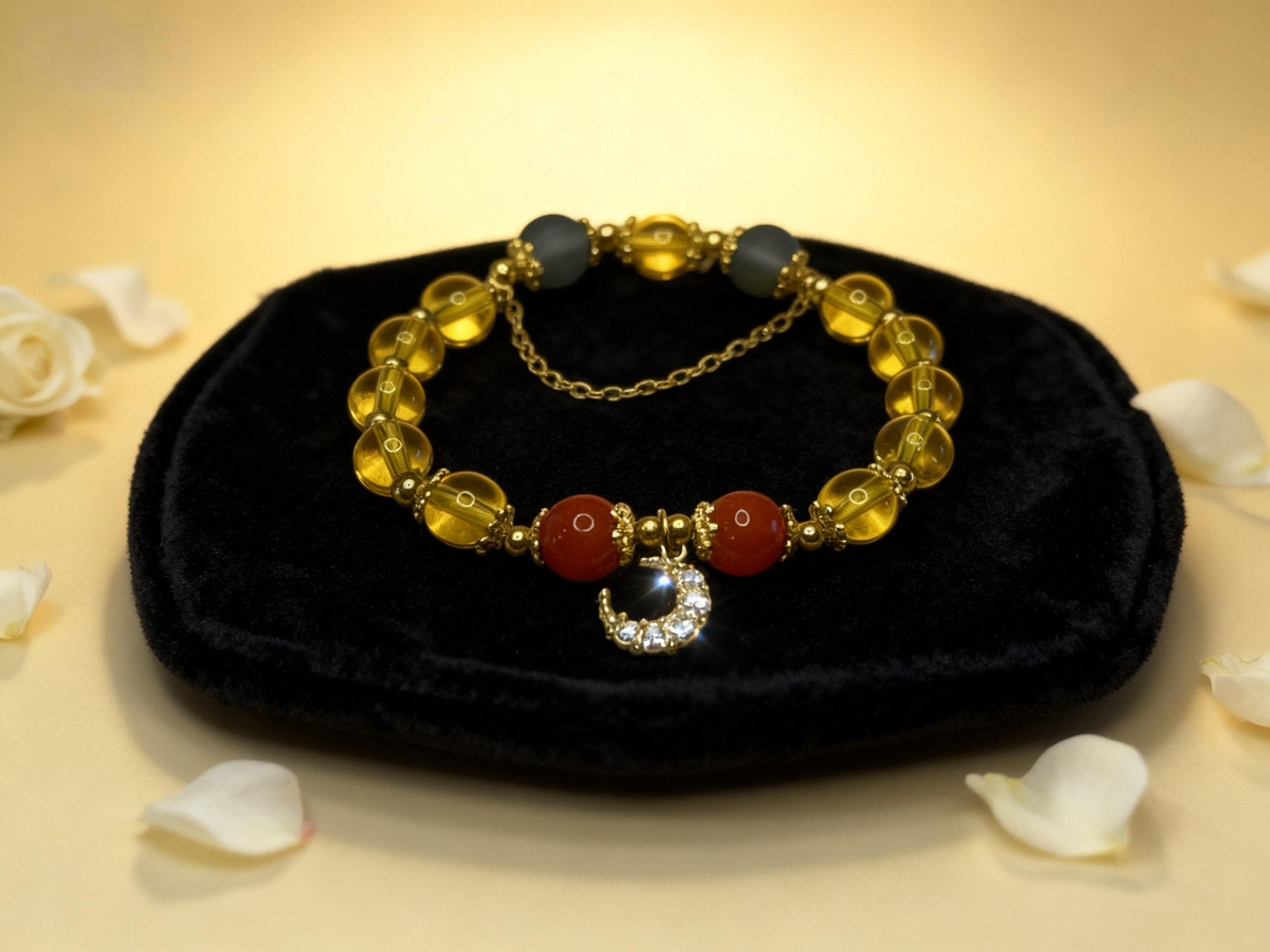 Yellow Citrine Bracelet – Fortune Moon Crystal Jewelry