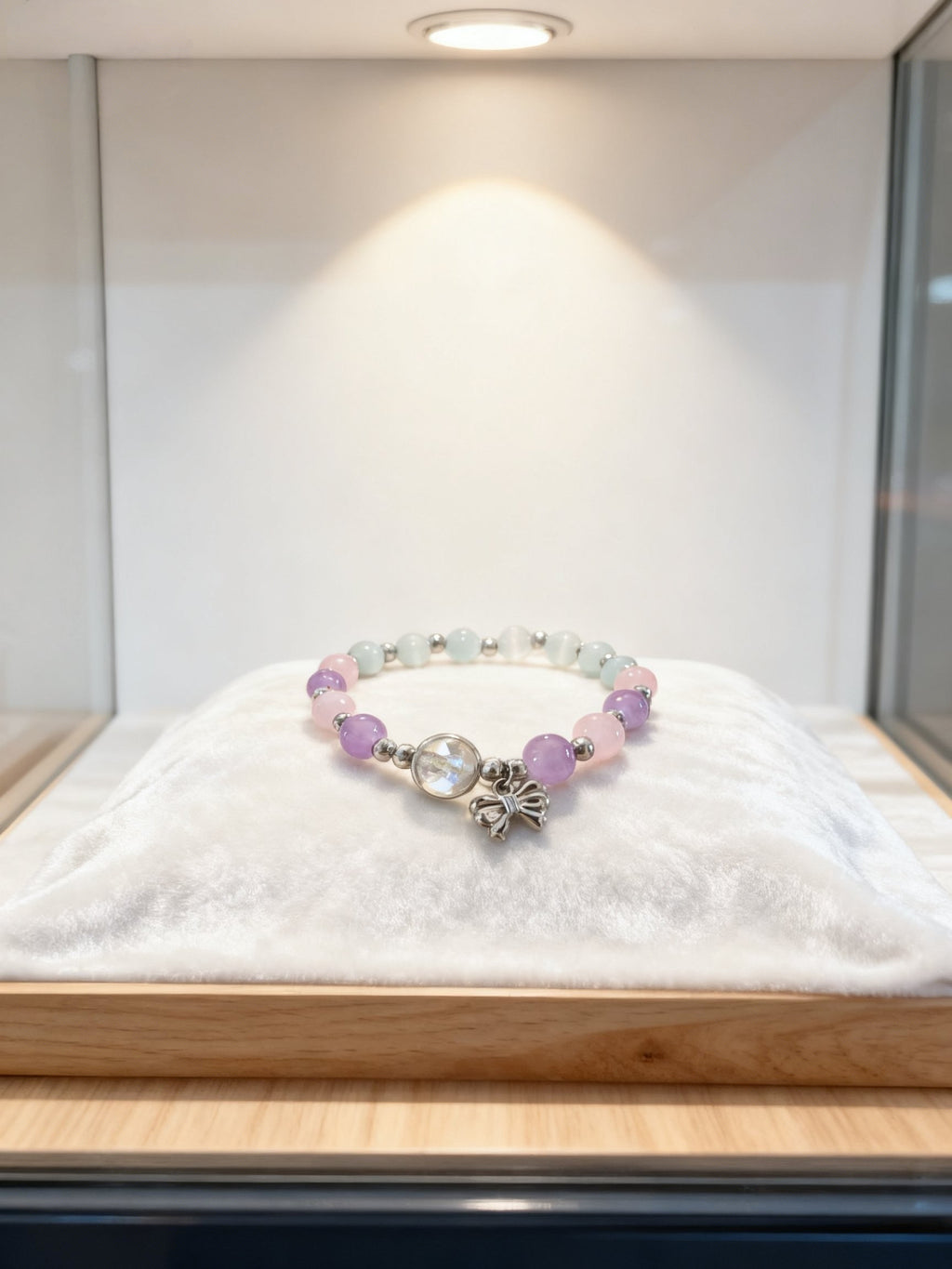 Colorful Amethyst Bracelet – Cat Eye Butterfly Jewelry