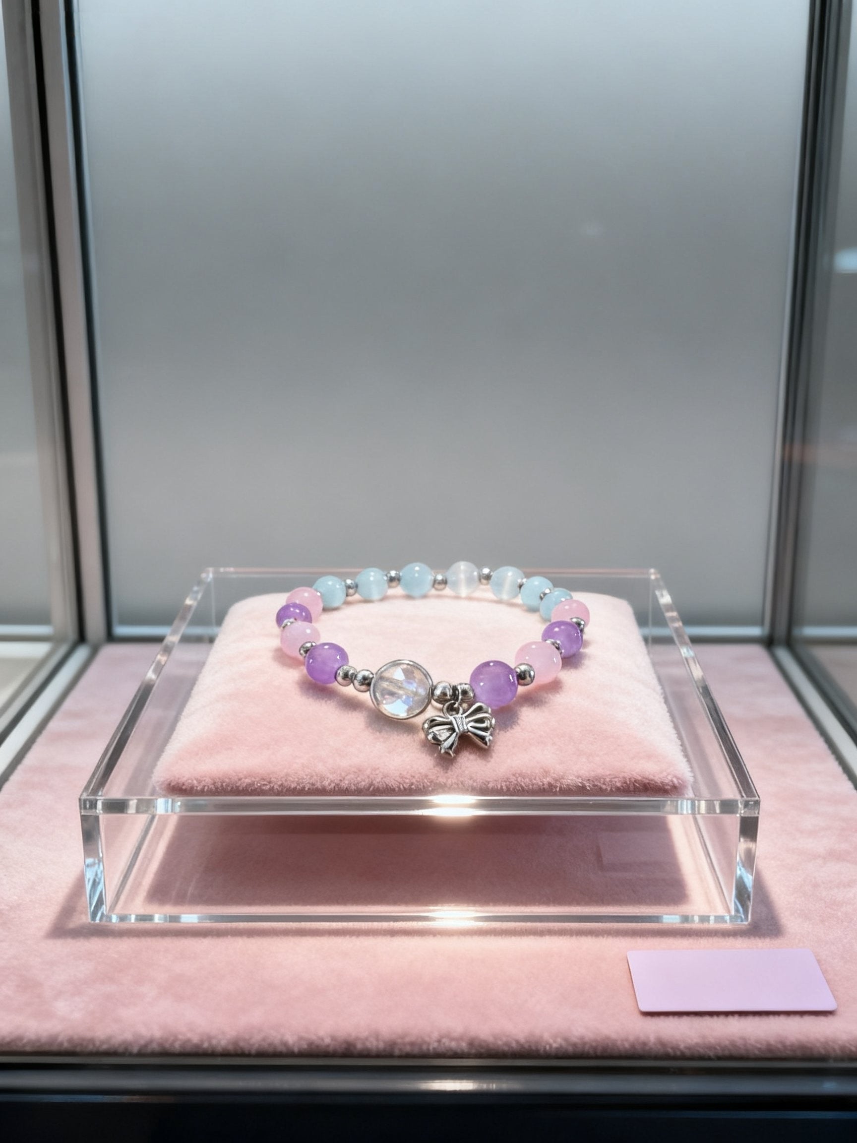 Colorful Amethyst Bracelet – Cat Eye Butterfly Jewelry